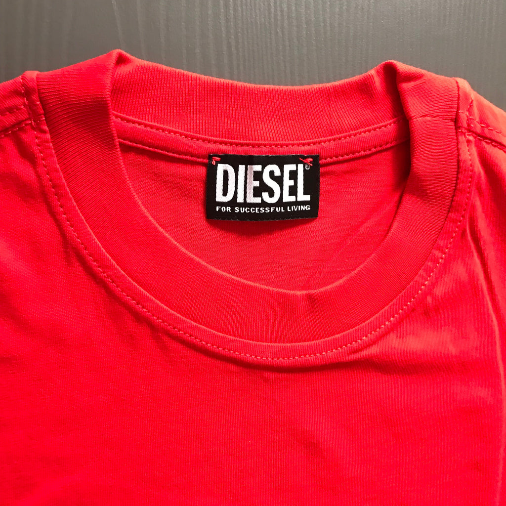 Diesel Premium Semi Drop Shoulder Men's T-Shirt - Red