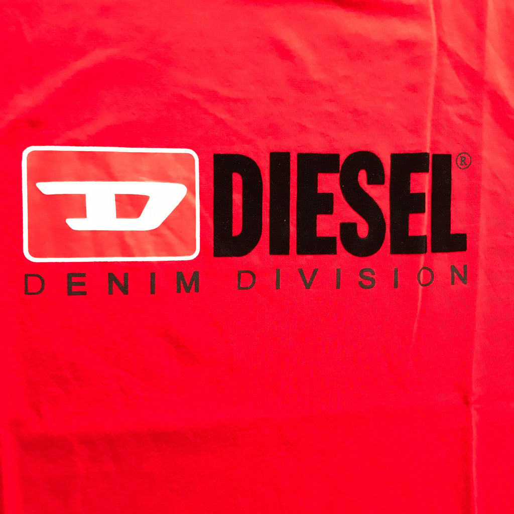 Diesel Premium Semi Drop Shoulder Men's T-Shirt - Red