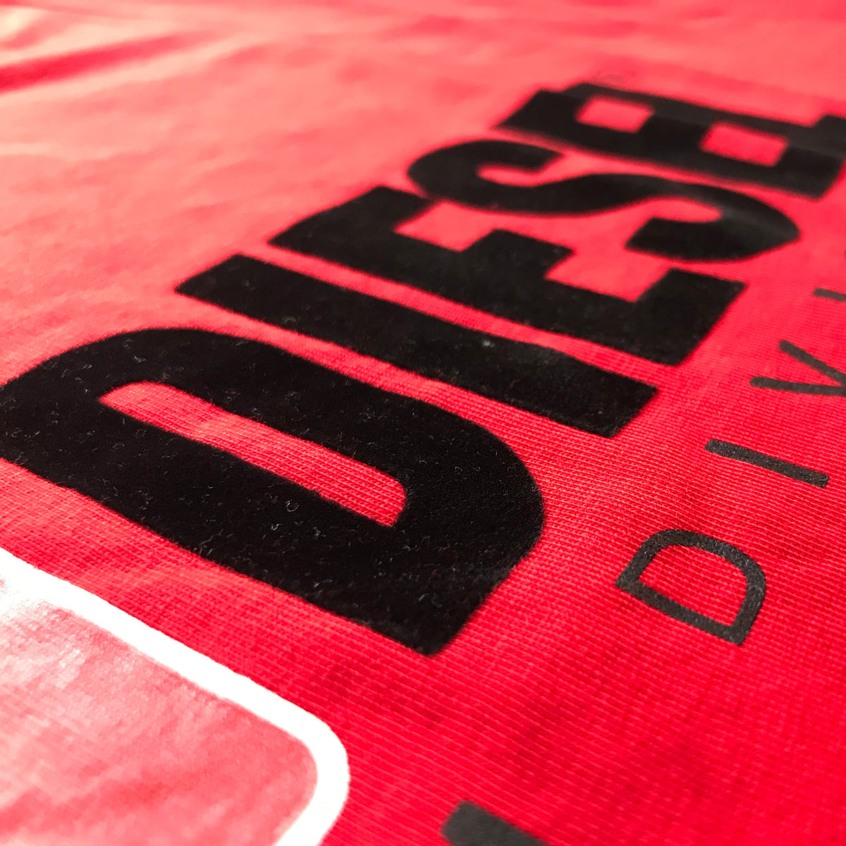 Diesel Premium Semi Drop Shoulder Men's T-Shirt - Red