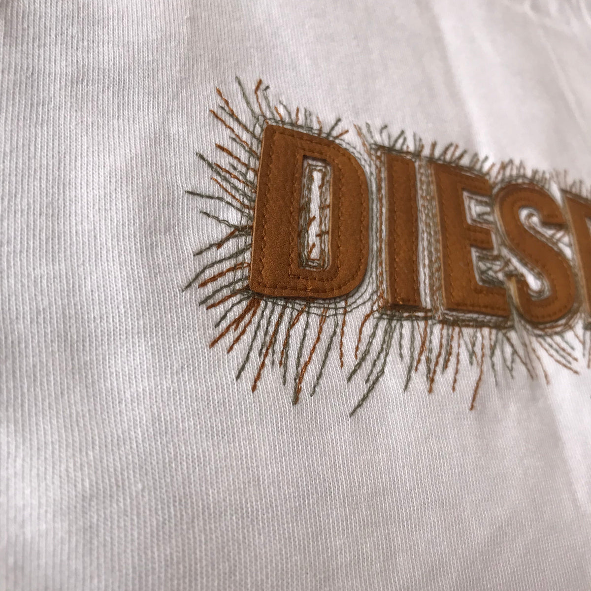 Diesel Premium Drop Shoulder Men's T-Shirt - White
