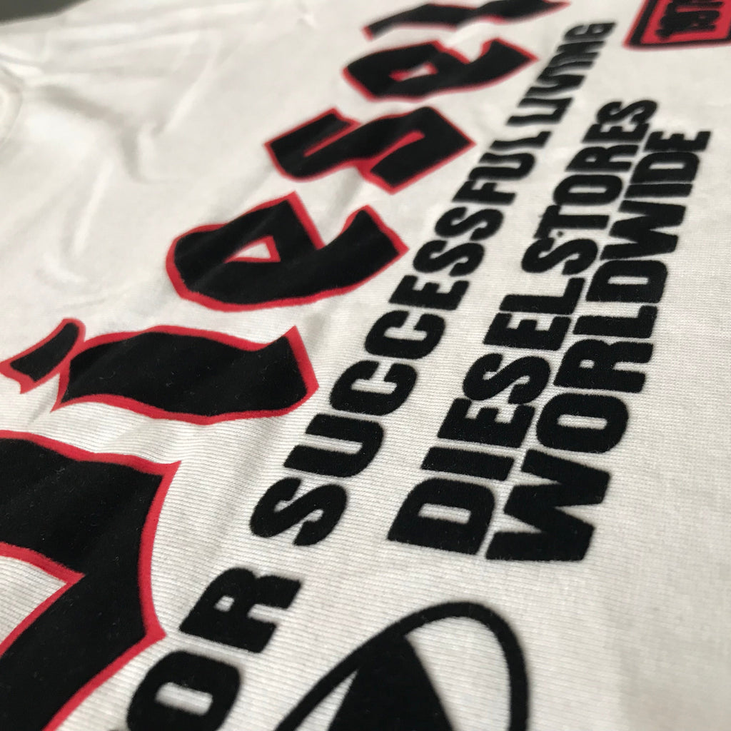 Diesel Premium Men's T-Shirt - White | For Successful Living
